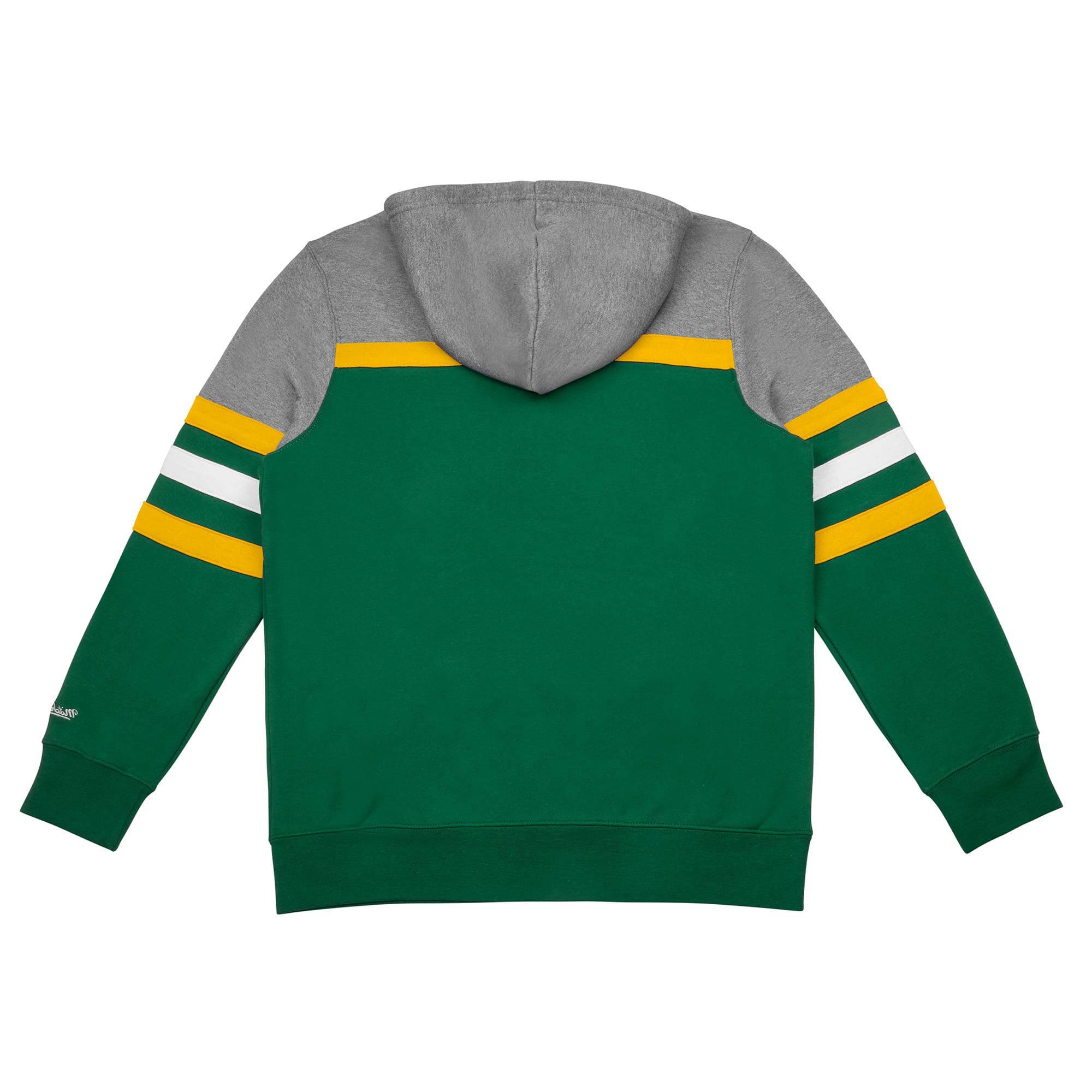 Green Bay Packers Head Coach Mitchell & Ness NFL Throwback Football Hoodie