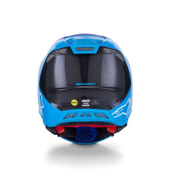 Casque cross Alpinestars SUPERTECH S-M10 - FLOOD 2025 - Bleu / NoirRef : AP3972