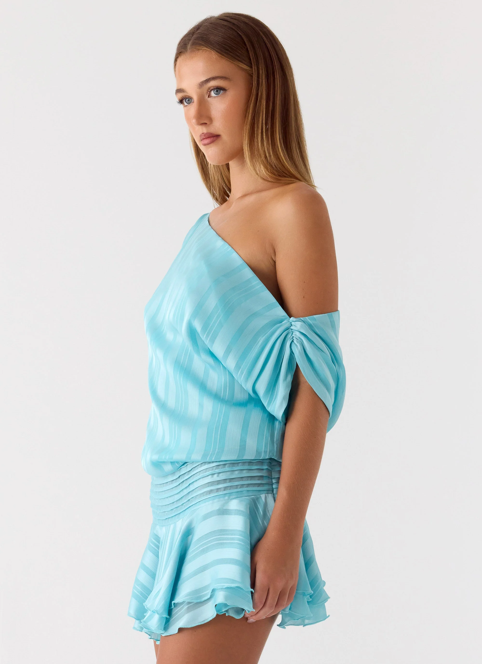 Lowey Mini Dress - Pale Blue