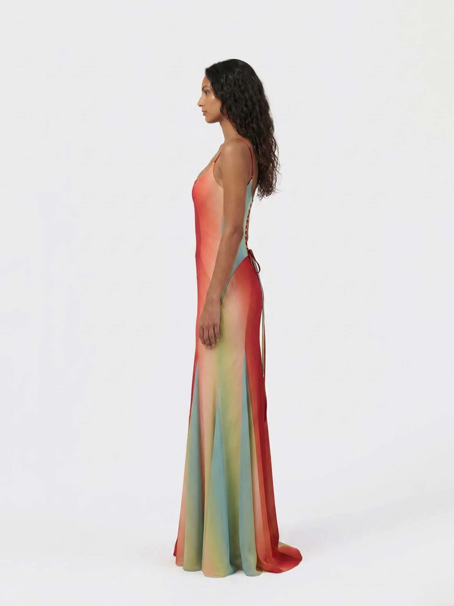 Gradient Color Maxi Dress
