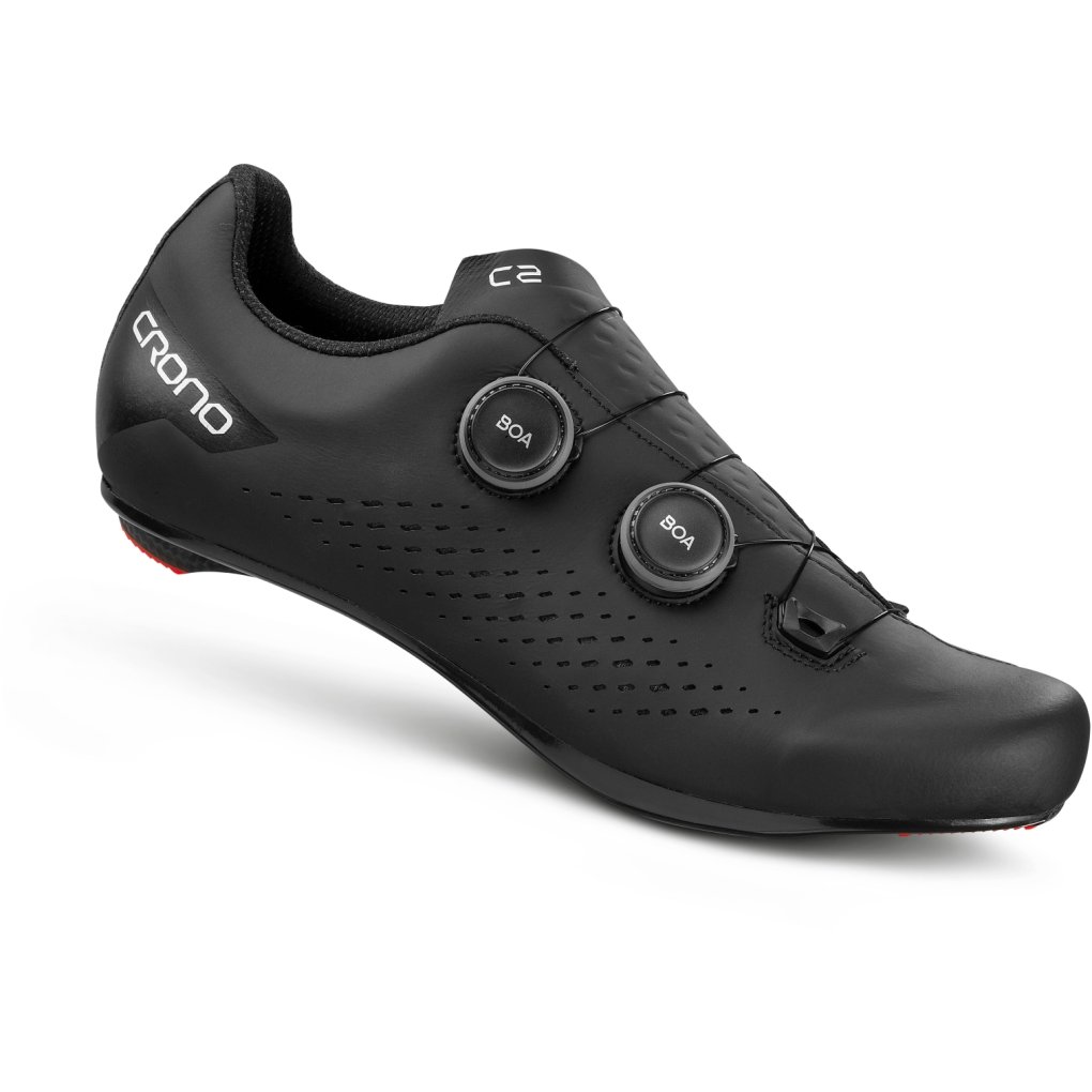 Crono CR2 Road Shoes - Black | Full Carbon Sole