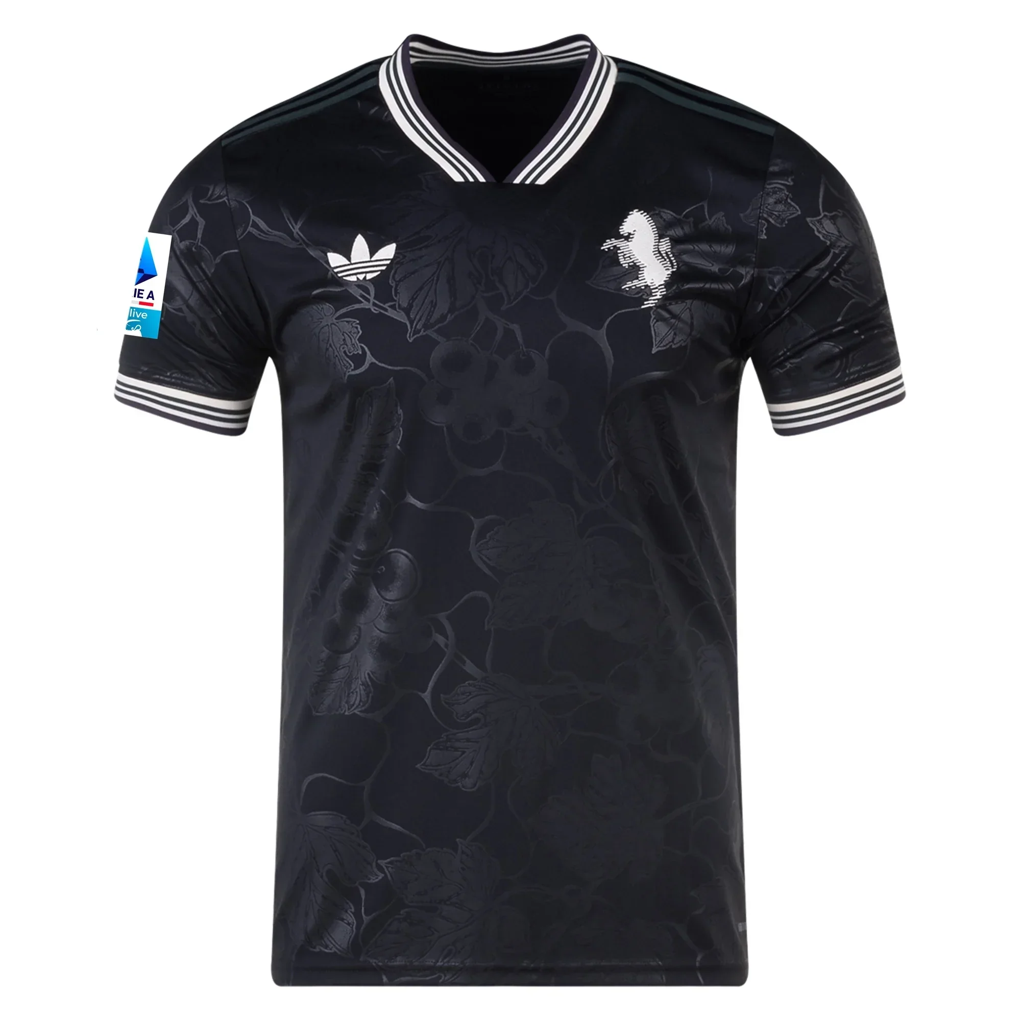 Juventus Kenan Yildiz Third Jersey w/ Serie A Patch 25/26 (Black)