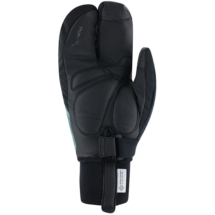 Roeckl Sports Villach 3 Lobster Cycling Gloves - black/silver pine 9070