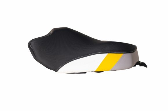 Heated Touratech Yellow gray Fresh Touch comfort saddle - StandardBMW 1300 R 1300 GS - 2023 - 2026Ref: Trt01277A / 01-035-5921-0