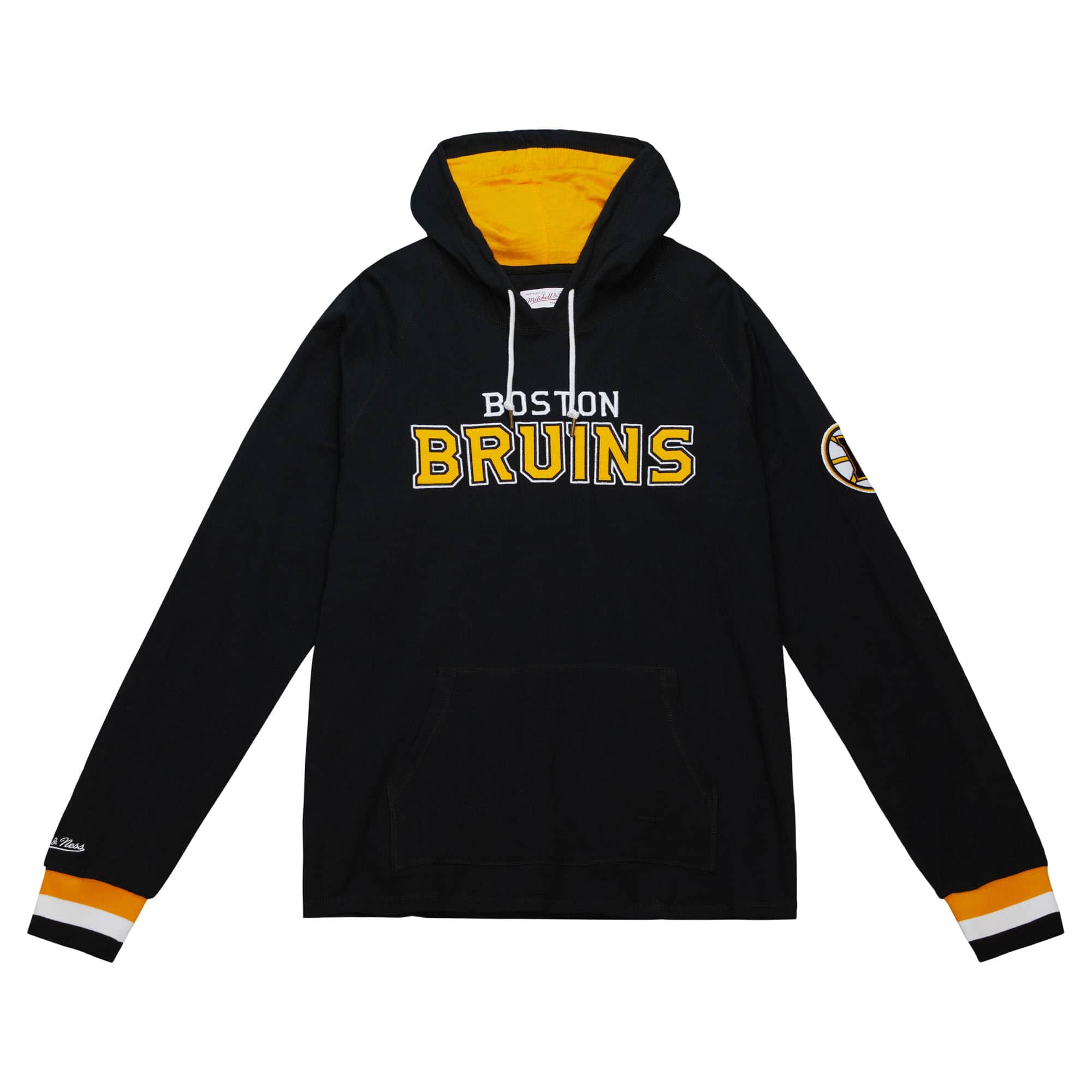 Boston Bruins Legendary Slub Mitchell & Ness NHL Long Sleeve Hoodie
