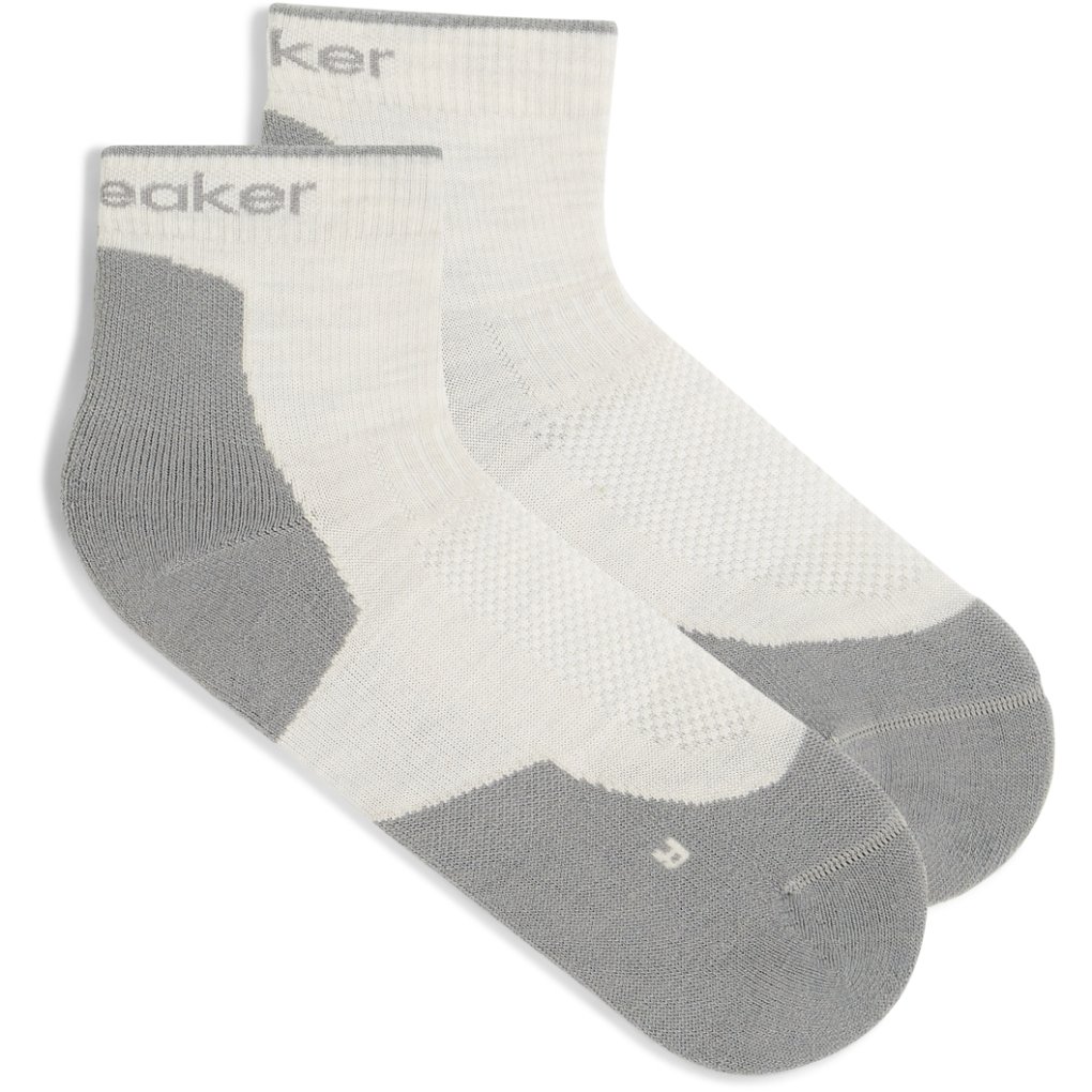 Icebreaker Merino Hike+ Light Mini Socks Women - Ecru Hthr/Alloy