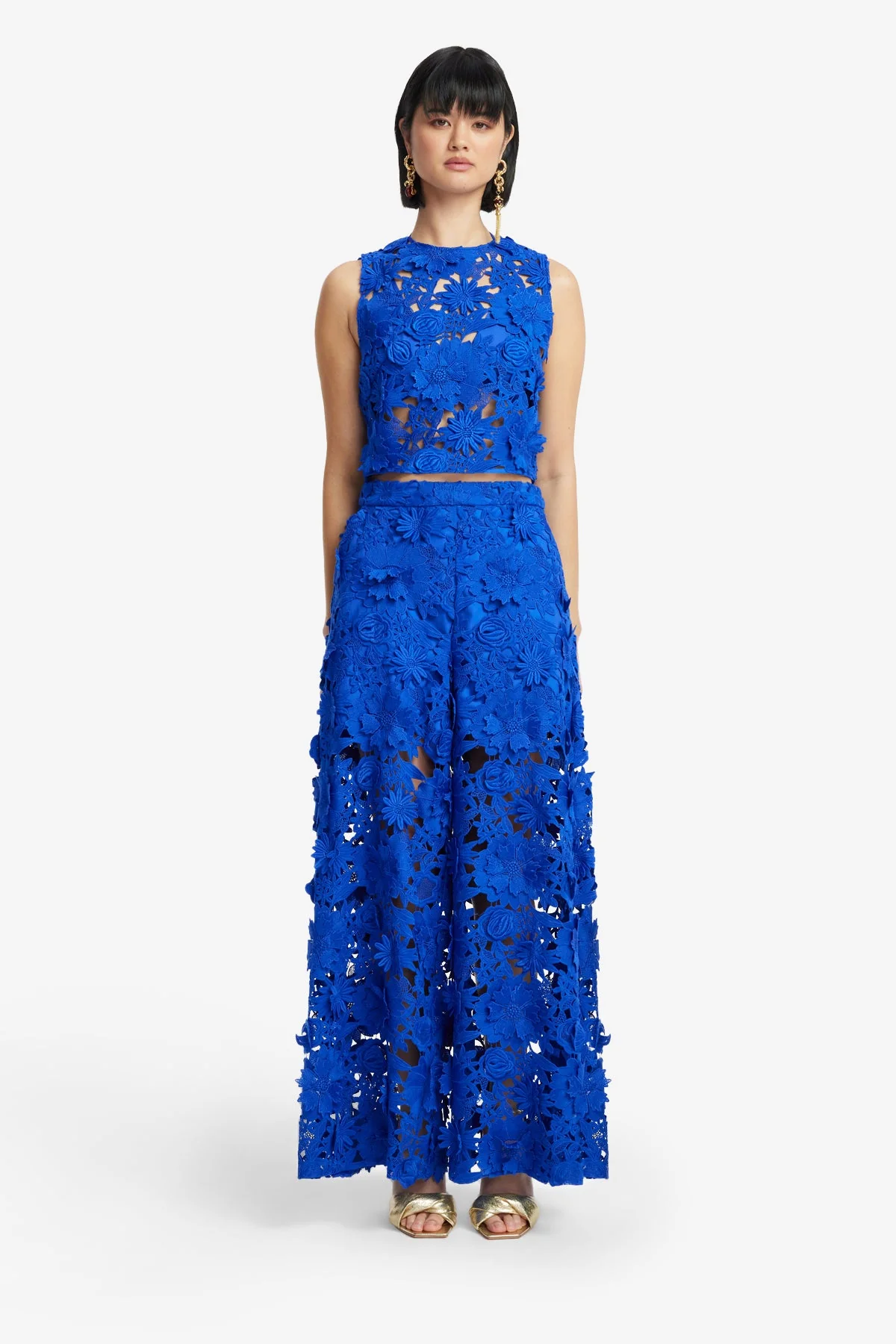 Candied Lace Pants - Lapis