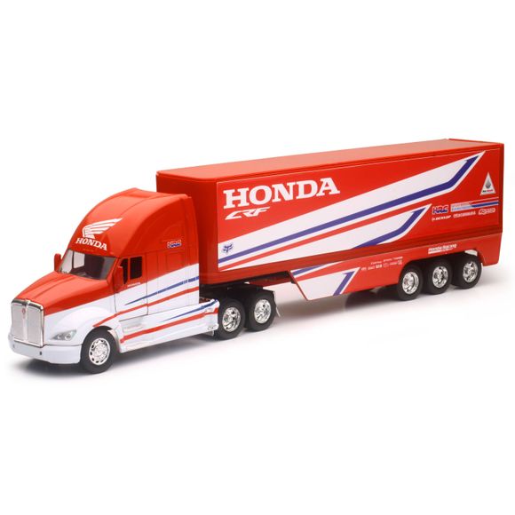 Newray Team Honda HRC Truck Miniature - 1/32 Scale - Red / BlackRef: NRY0001 / 10893
