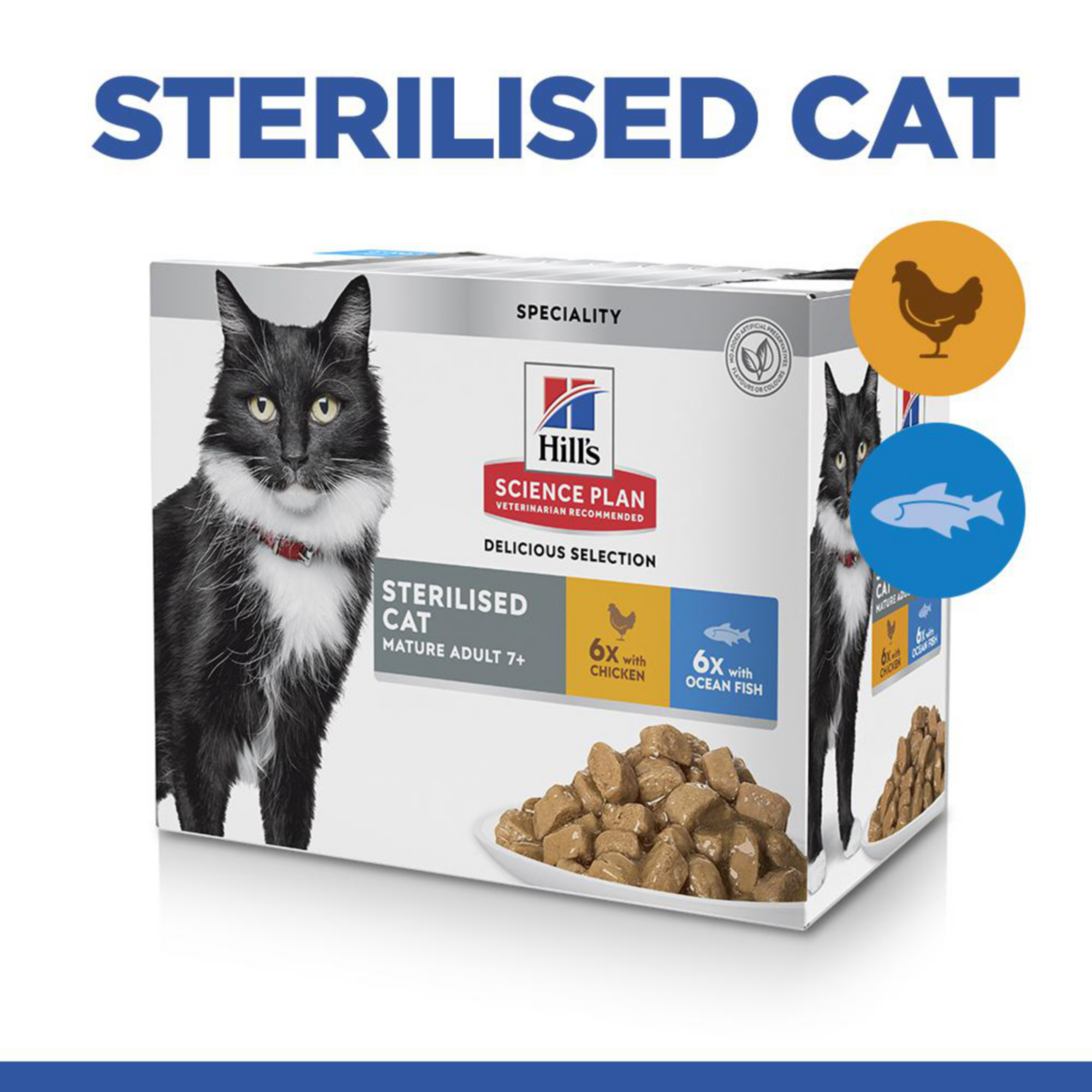 Hill's Science Plan Mature Sterilised - Favourite Selection - 12 x 85 g