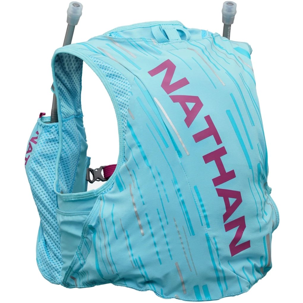 Nathan Sports Pinnacle 4L Women's Hydration Pack - Caribbean Blue/Magenta