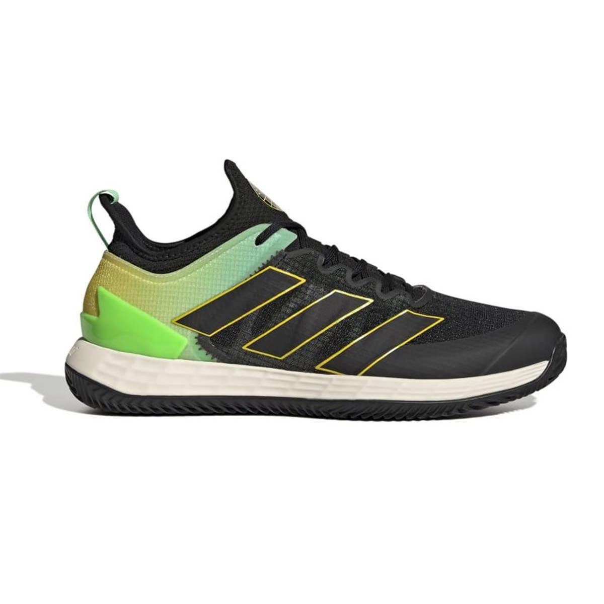 BLACK AND GREEN ADIDAS ADIZERO UBERSONIC 4 CLAY GY4004 SHOES