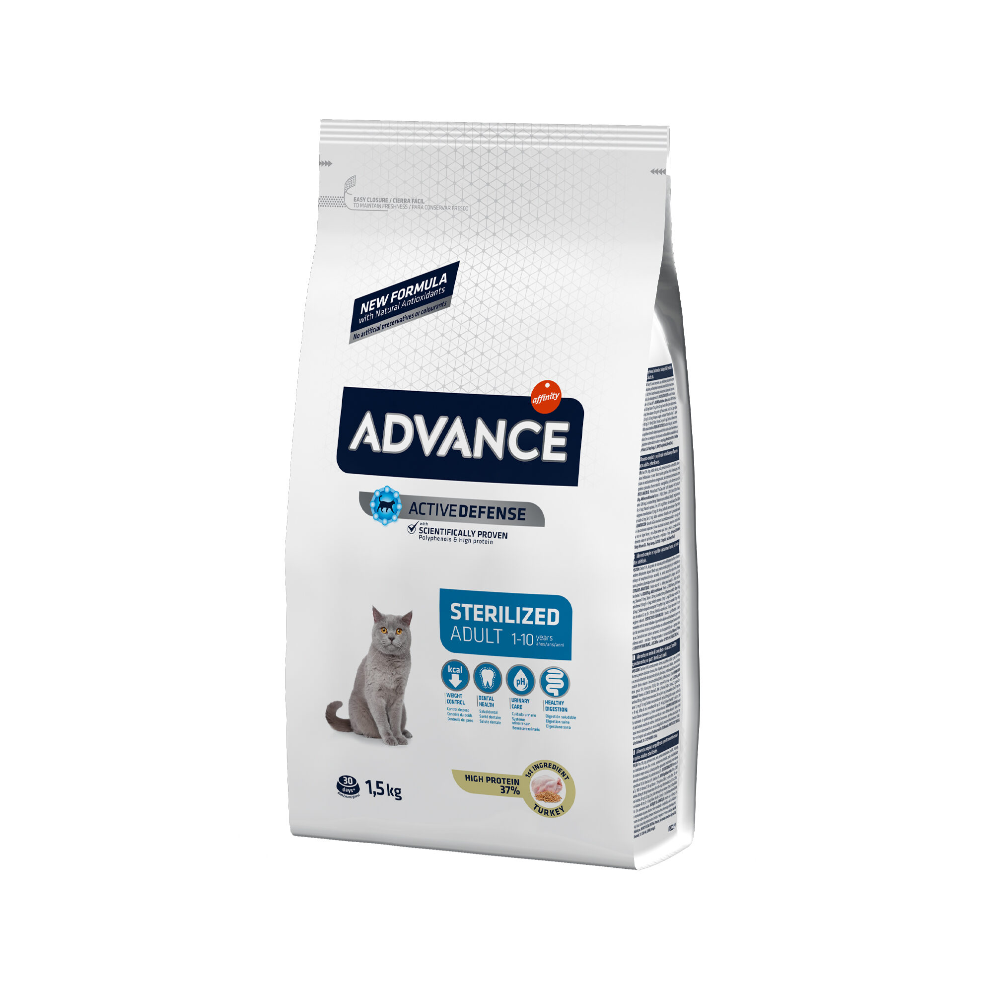 Affinity Advance Sterilized - Turkey - Cat - 1.5 kg