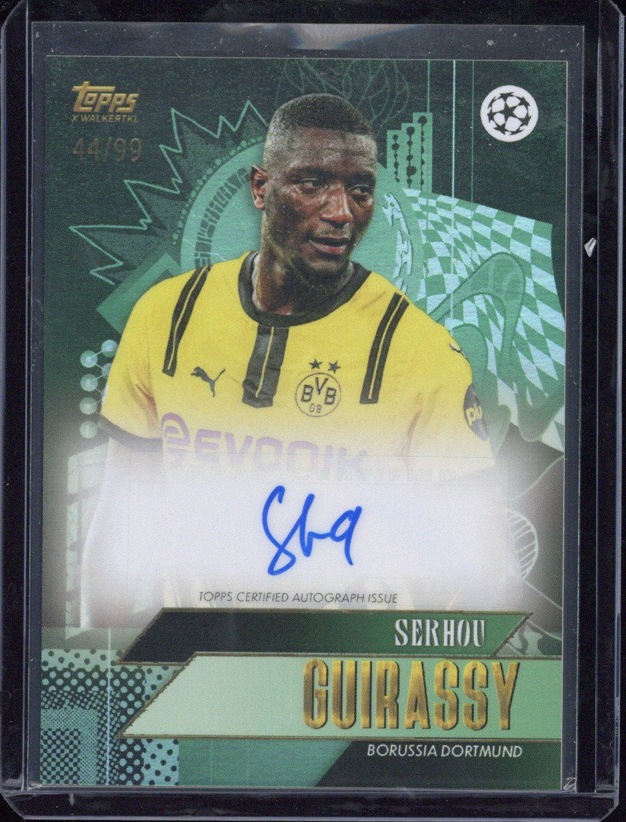 2024-25 Topps UCC Gold Serhou Guirassy Autograph /99