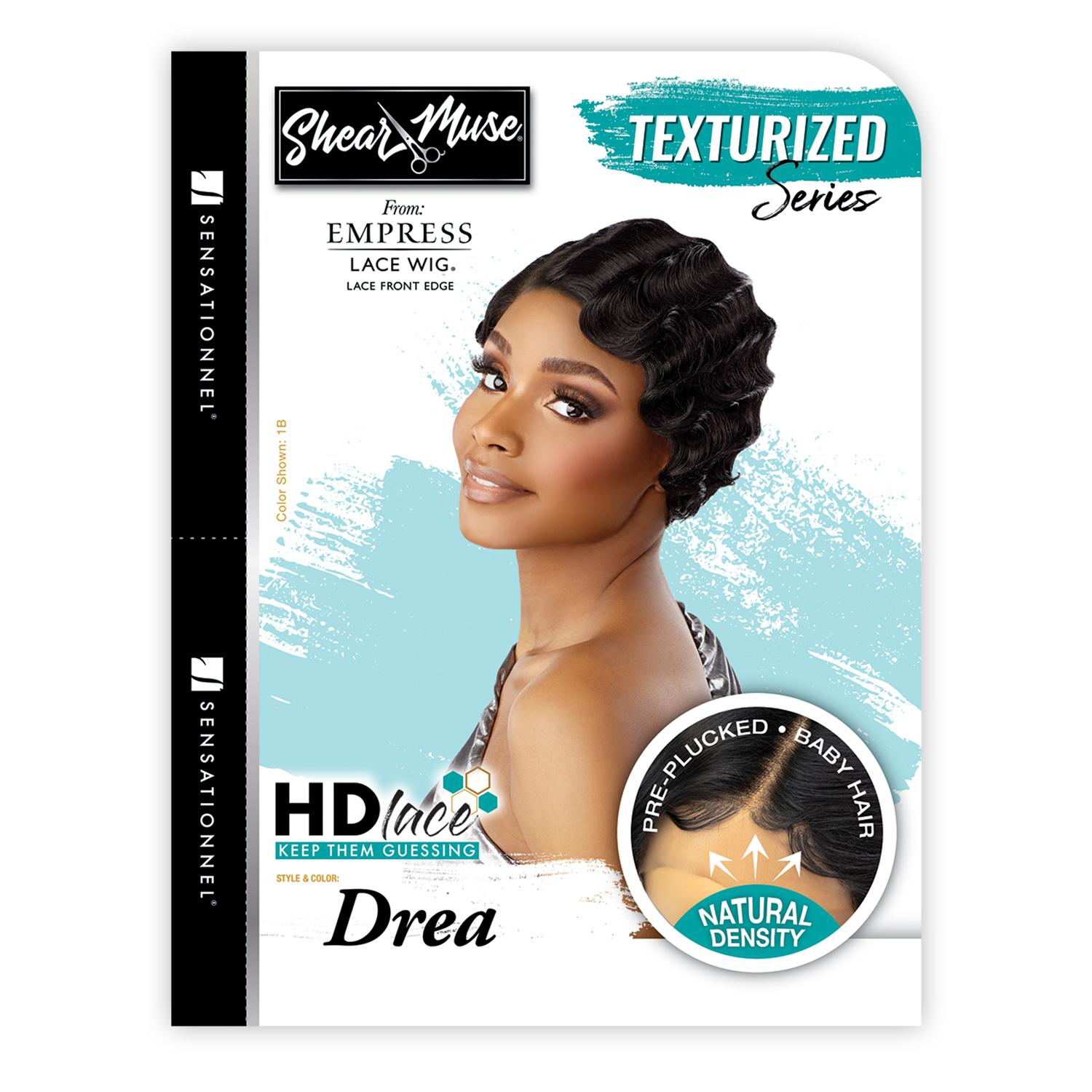 Sensationnel HD Lace Front Wig Empress Edge Shear Muse Drea