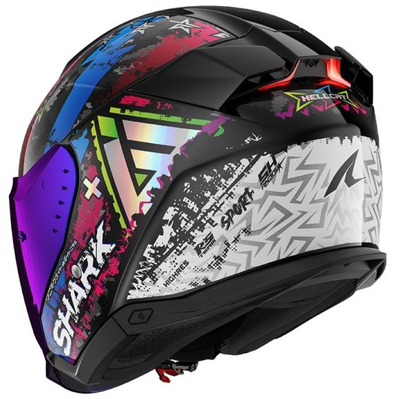 Shark SKWAL i3 JET HELLCAT jet helmet - Black / BlueRef: Sh1773-C58388