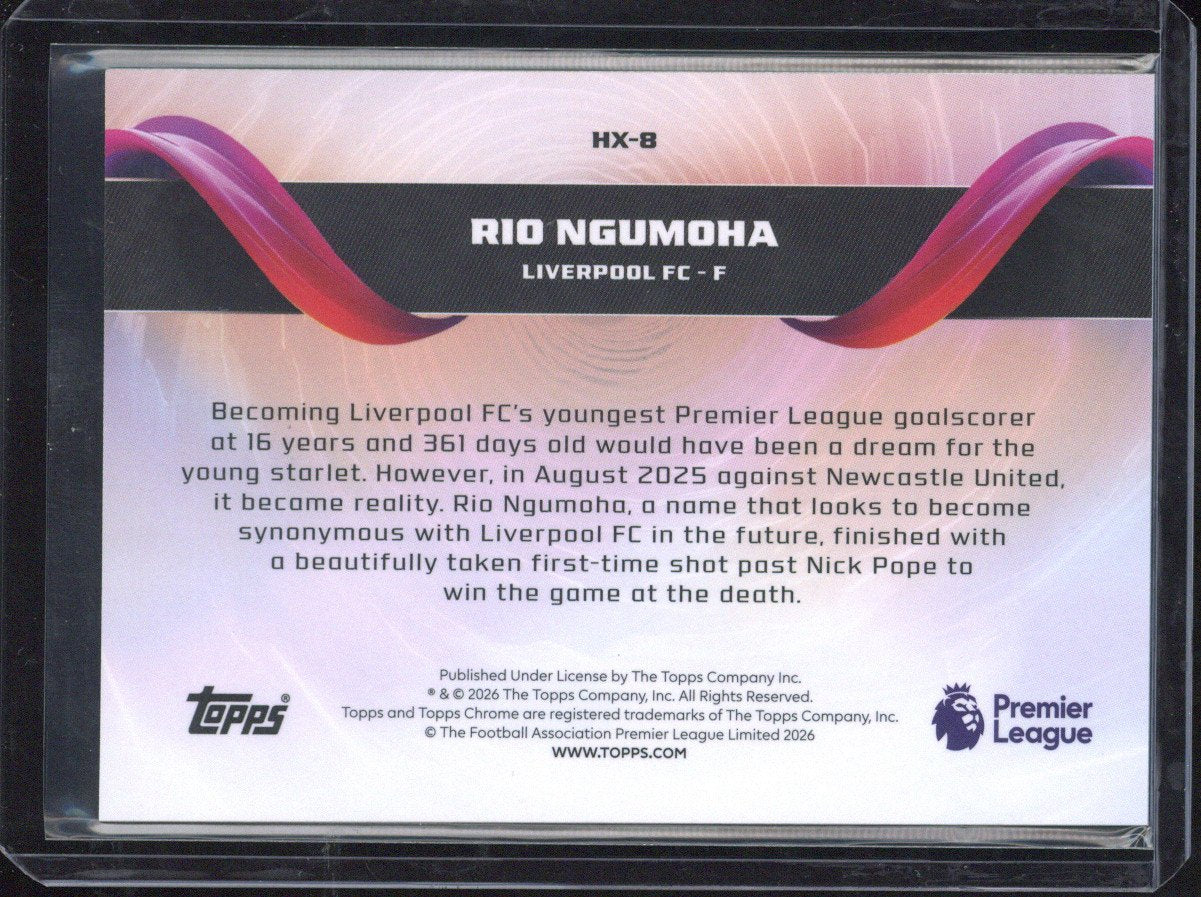 2025-26 Topps Chrome Rio Ngumoha RC Helix #HX-8