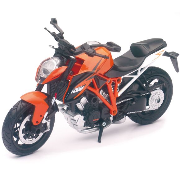 Newray Moto KTM 1290 Super Duke R Miniature - 1/12 Scale - Orange / BlackRef: NRY0023 / 57653