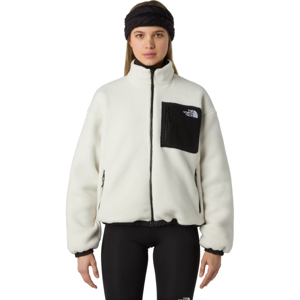The North Face Yumiori Reversible Fleece Jacket Women - TNF Black/White Dune
