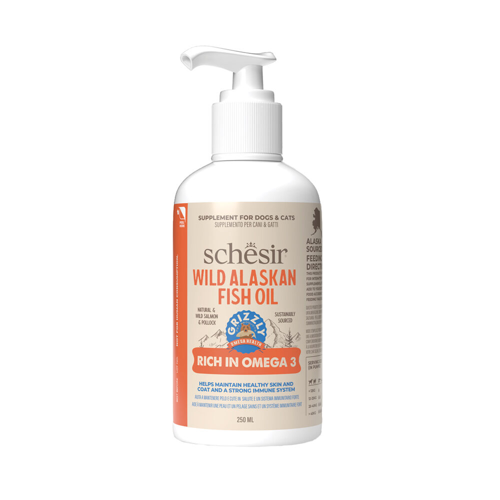 Schesir Grizzly Wild Alaskan Fish Oil - 250 ml