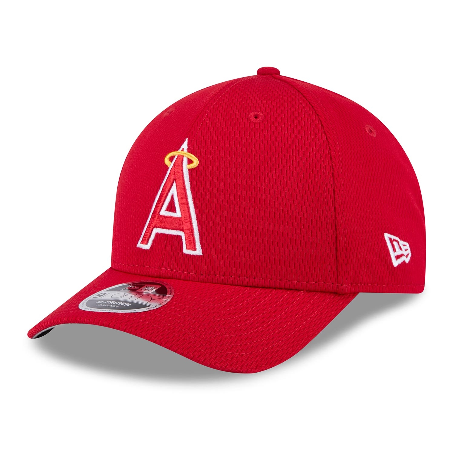 Los Angeles Angels 2025 MLB Clubhouse 9FORTY M-Crown Snapback Cap Red