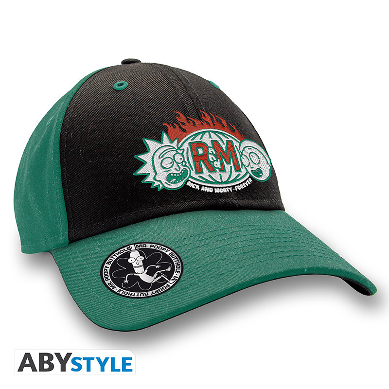 RICK AND MORTY Cap Black & Green Rick & Morty