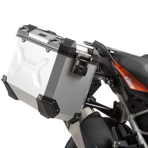 SW-MOTECH Trax Adventure Complete Kit Case Black 45/37 L - BlackRef: kft.04.333.70002/b