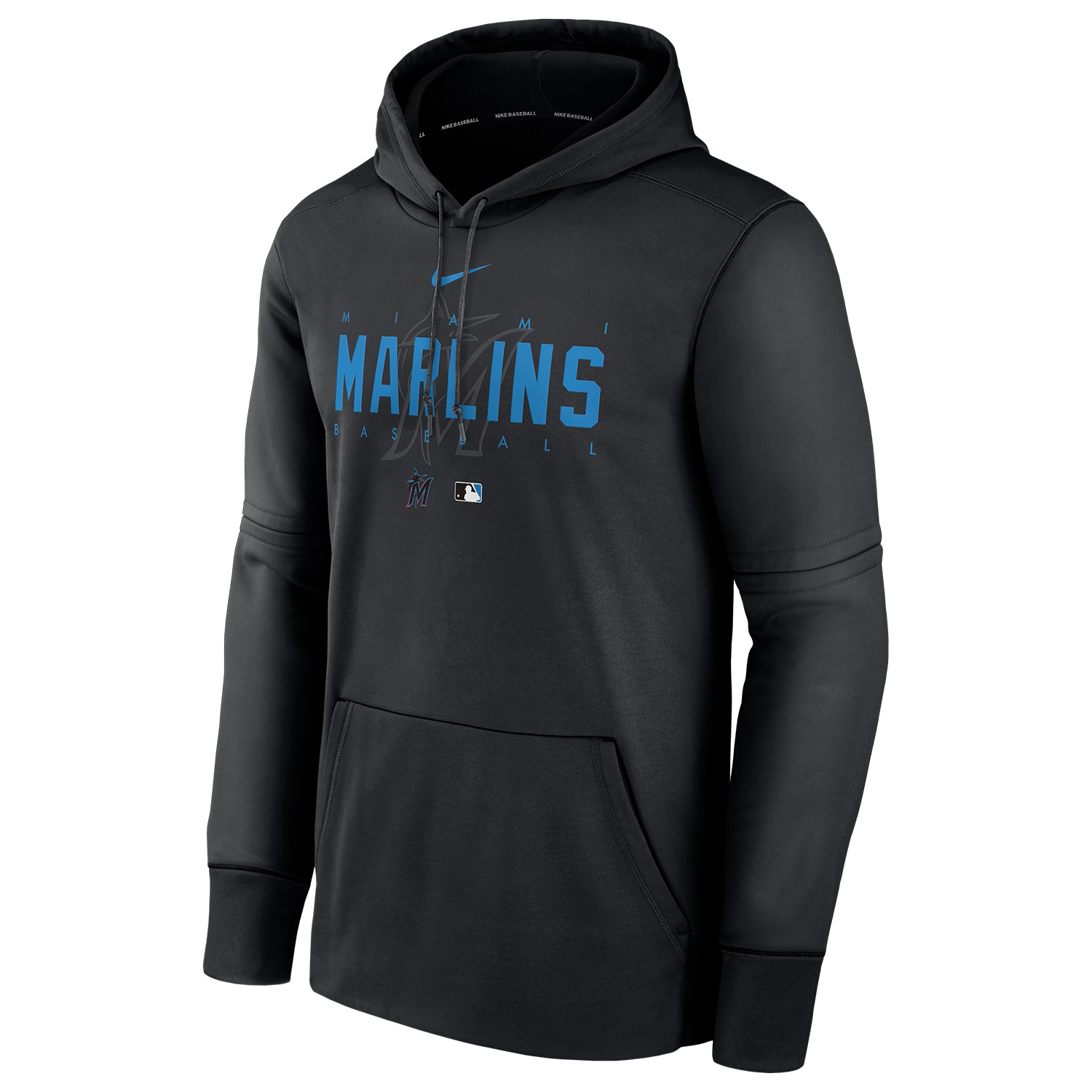 Miami Marlins 2023 MLB Authentic Pregame Nike Therma Hoodie