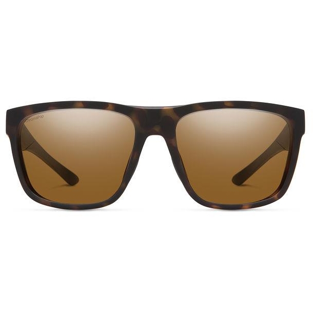 Smith Barra ChromaPop Polarized Glasses - Matte Tortoise - Brown