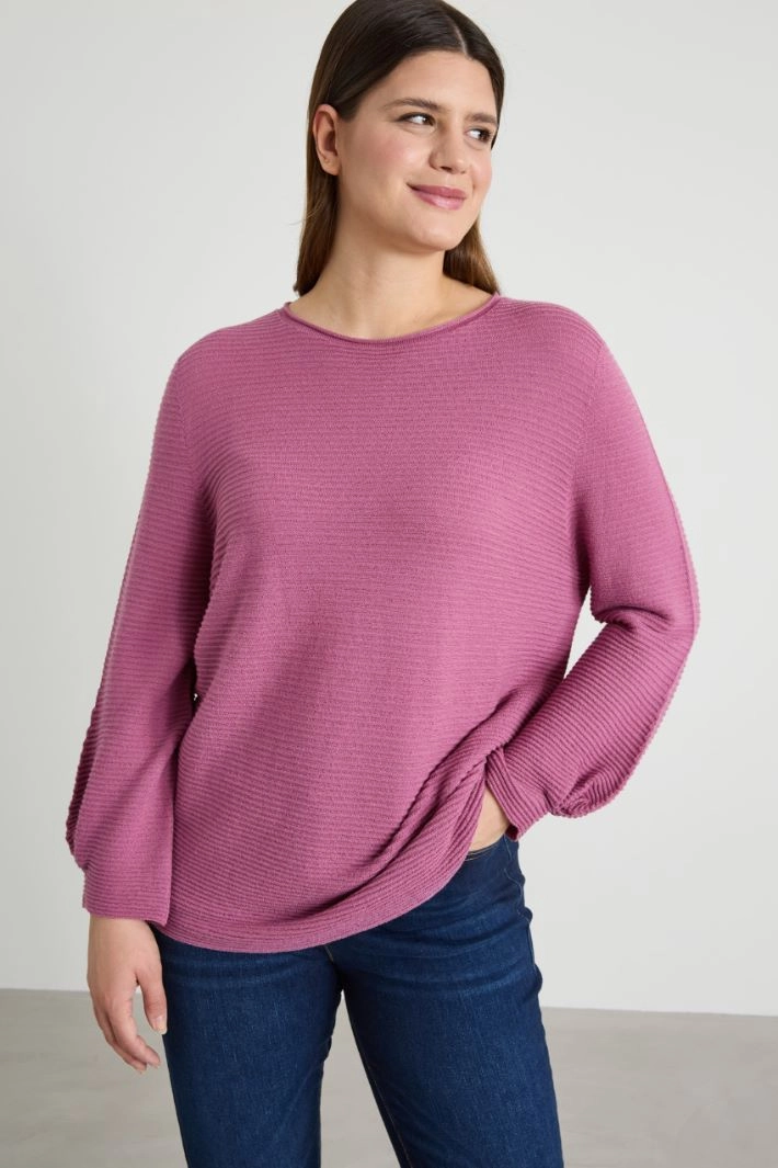 Wool sweater - MAUVE