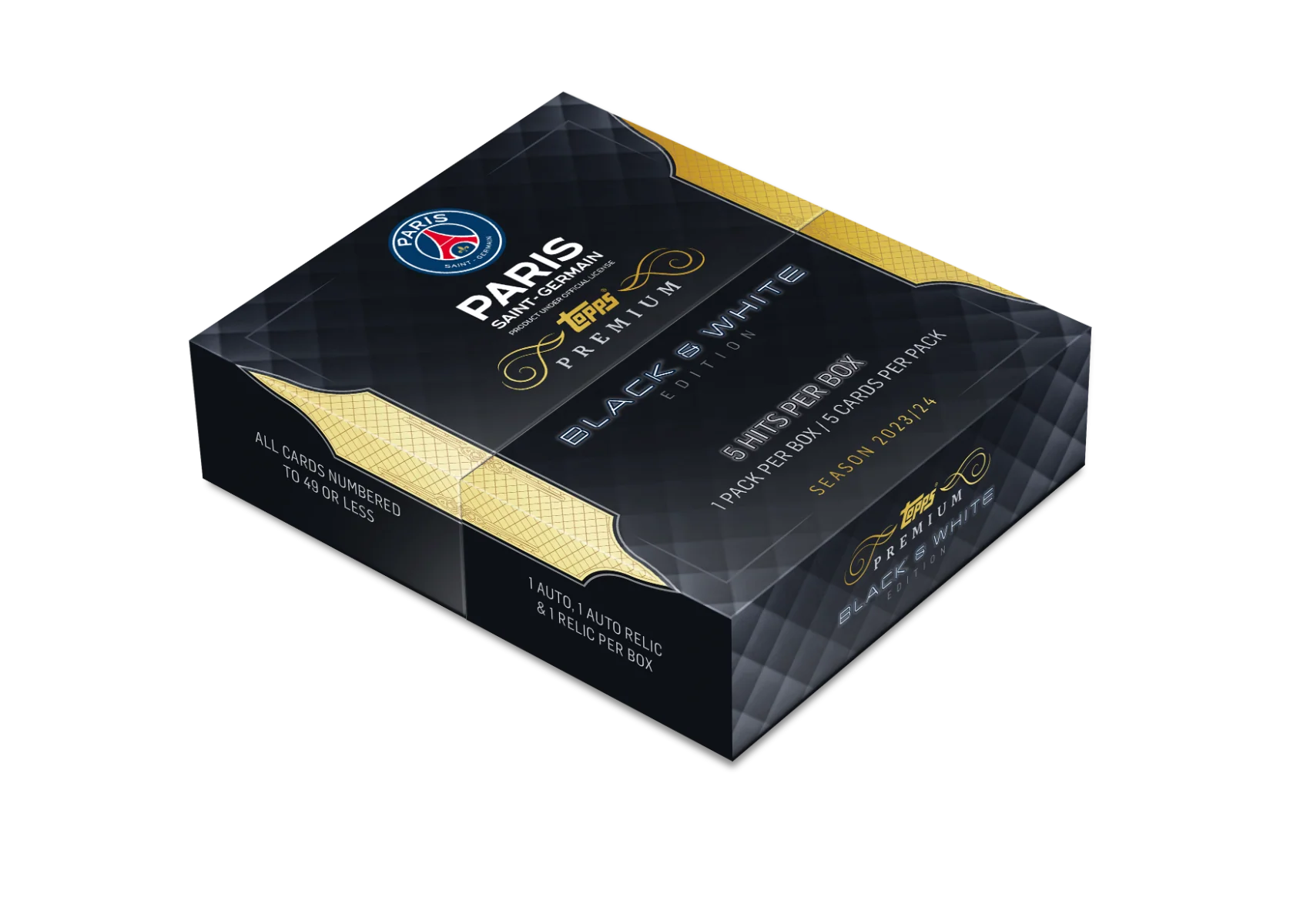 2023/24 Topps Premium: Black & White Edition Paris Saint-Germain