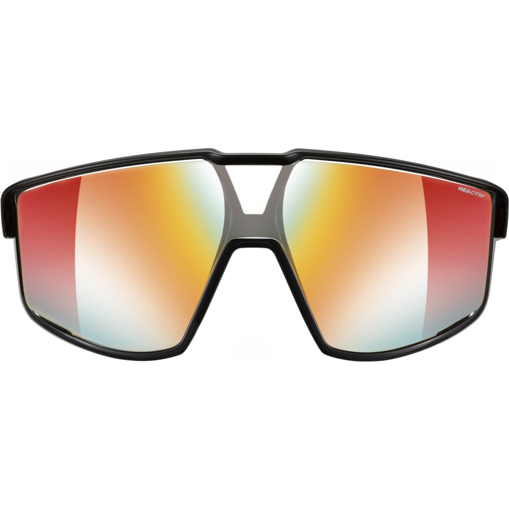 Julbo Fury Sunglasses - Black/Black - Multilayer Red Reactive 1-3 Light Amplifier