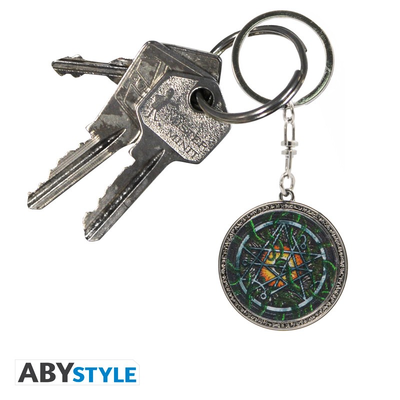 CTHULHU Keychain Lenticular Necronomicon