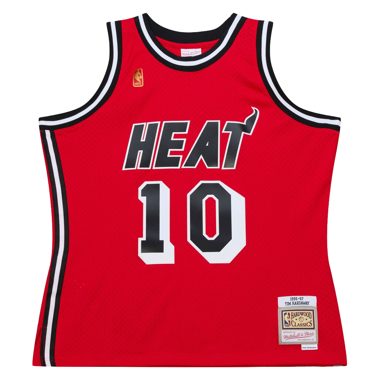 Tim Hardaway #10 Miami Heat 1996-97 Swingman NBA Jersey Red