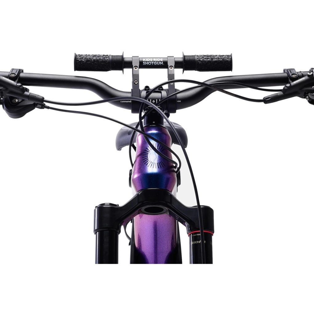 Kids Ride Shotgun 2.0 MTB Attachment Handlebars for Children - black