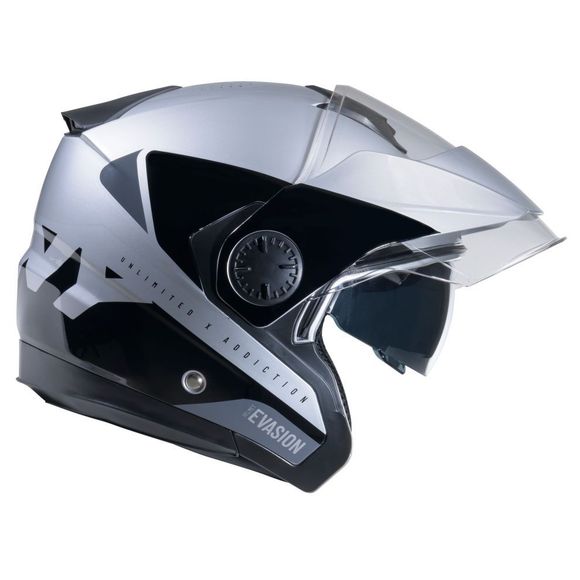 Kenny Evasion Jet Helmet Graphic - Gray / BlackRef: KE2577
