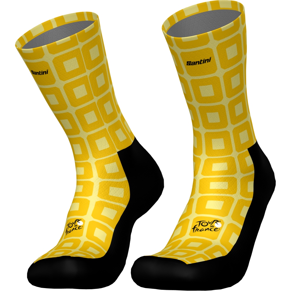 Santini Grand Départ Barcelone Socks - Tour de France™ 2026 Collection RE655PRBCN6TDF - yellow GI