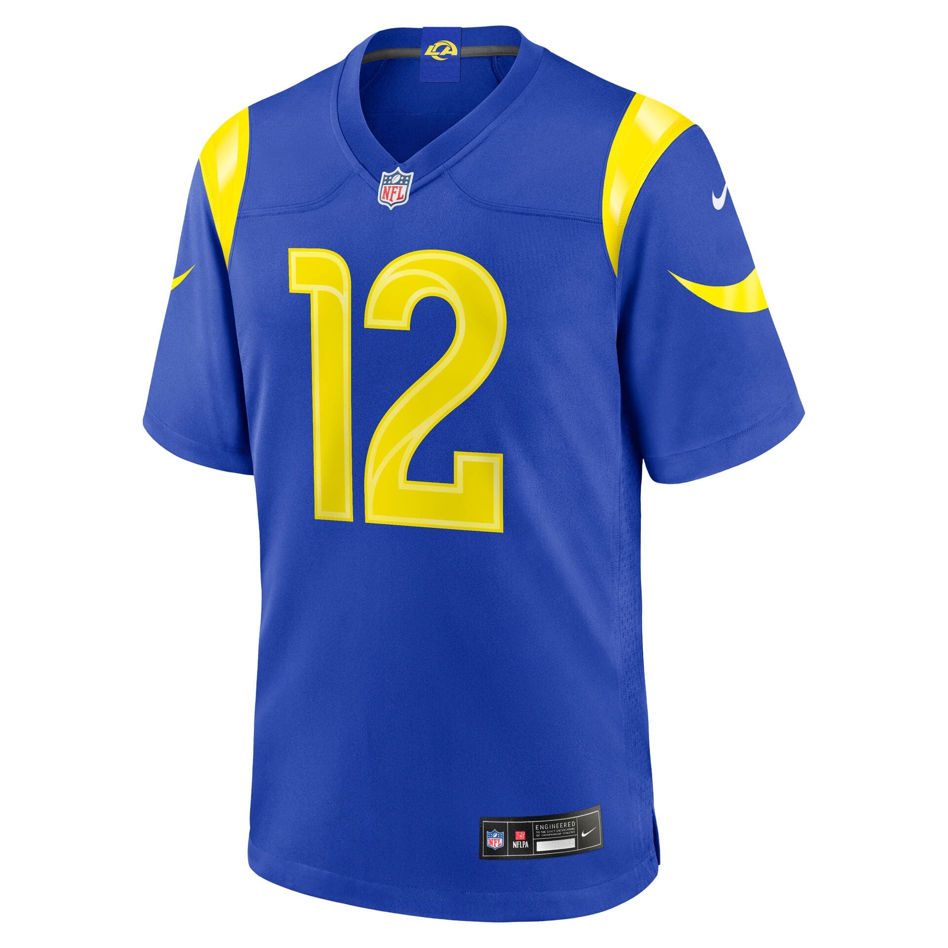 Puka Nacua #12 Los Angeles Rams 2026 Game NFL Jersey Blue