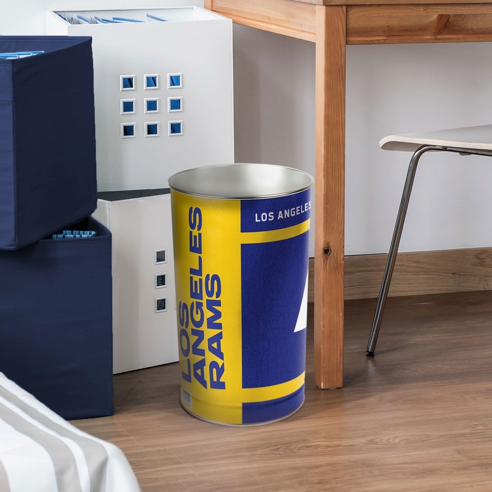 Los Angeles Rams WinCraft Metal NFL Wastebasket