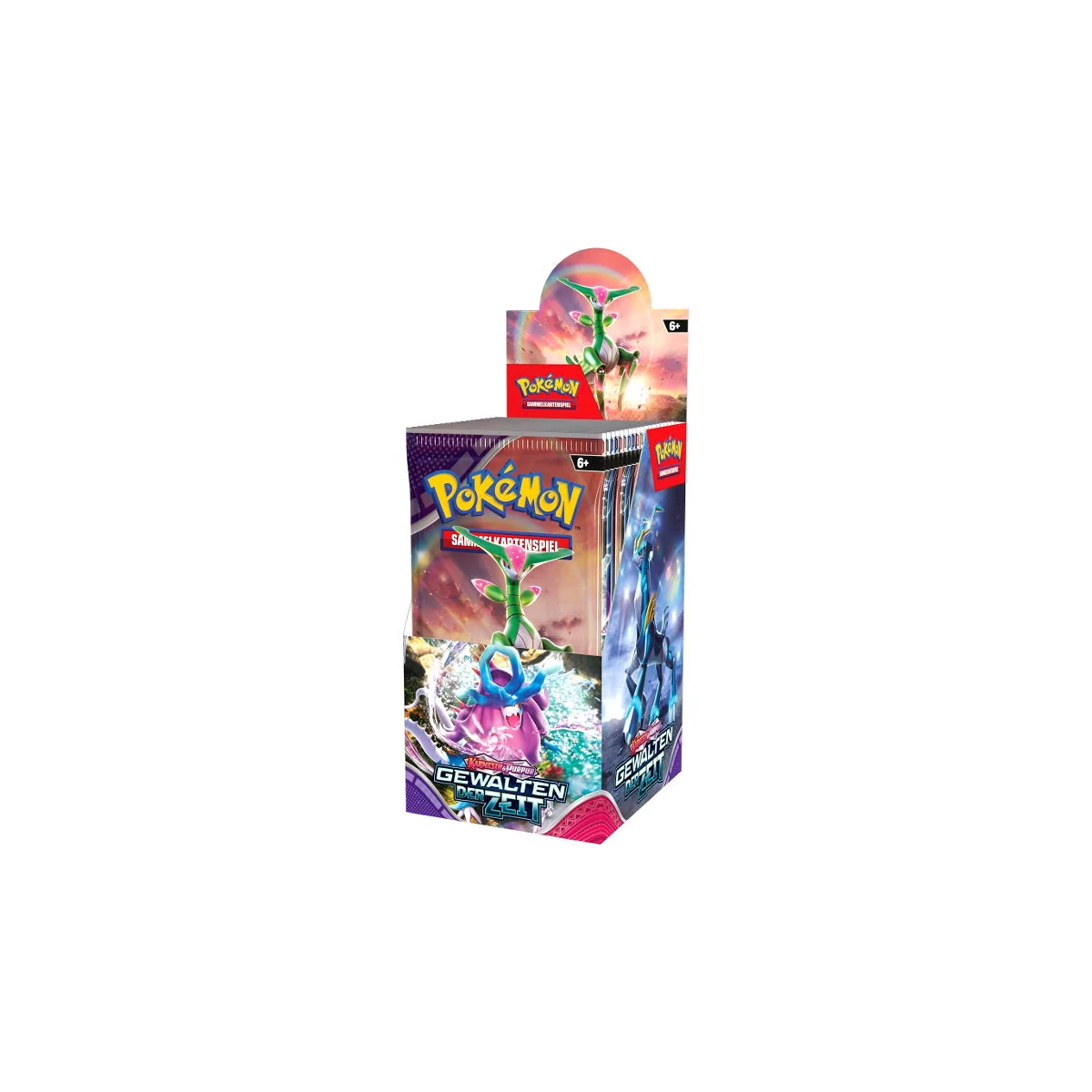 Karmesin & Purpur Gewalten der Zeit Display (18 Booster) (deutsch)