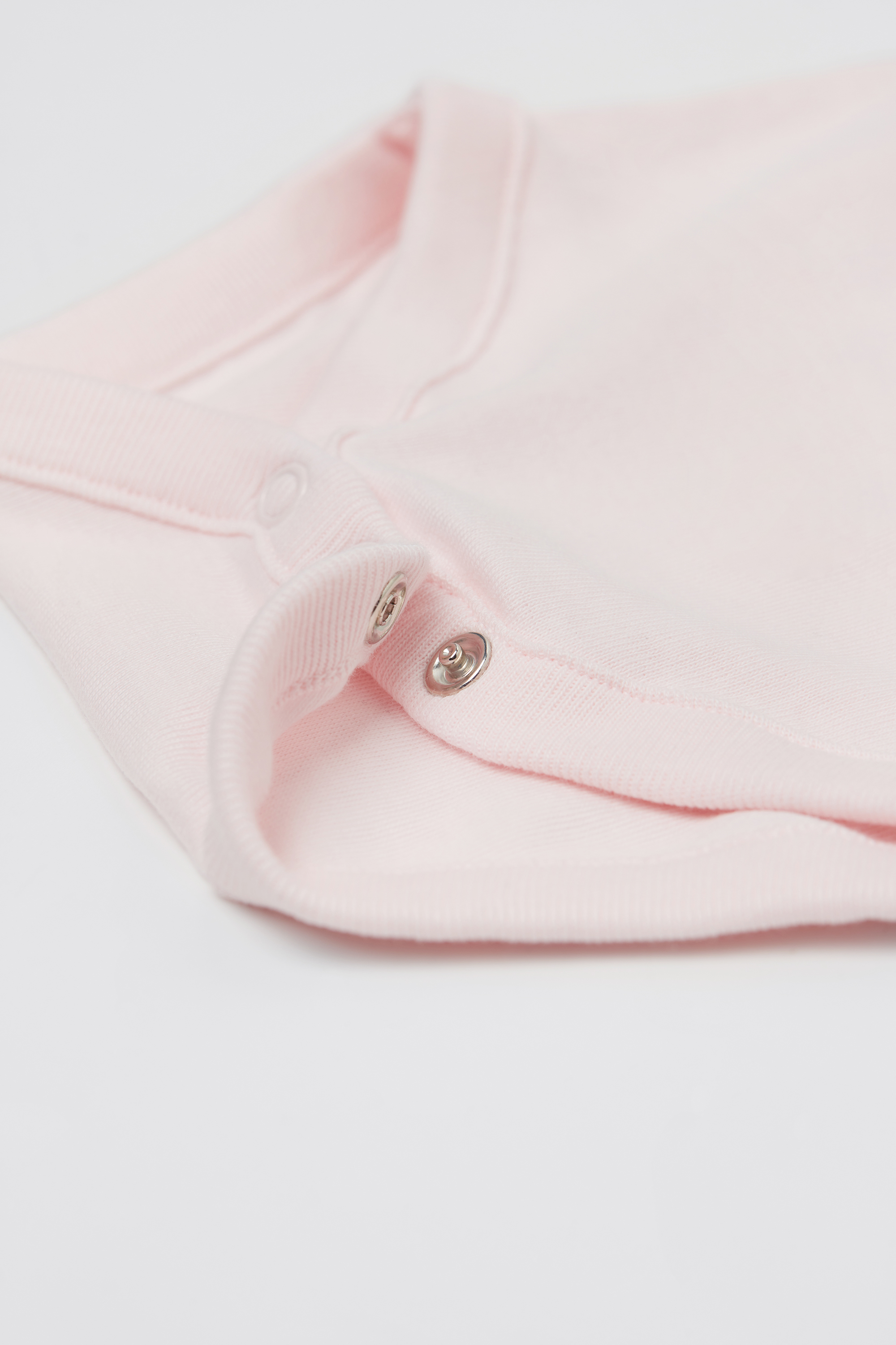 Baby Plain Pure Cotton Bodysuit with Wide Shoulder Straps