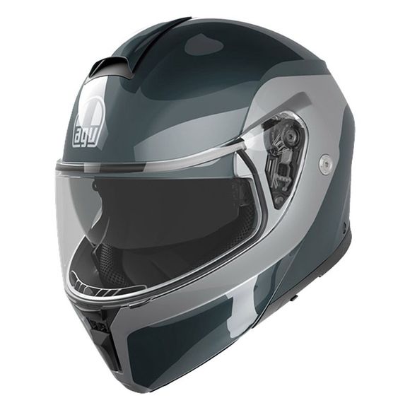 Casque modulable AGV STREETMODULAR - LEVICO - Gris / GrisRef : AG1010