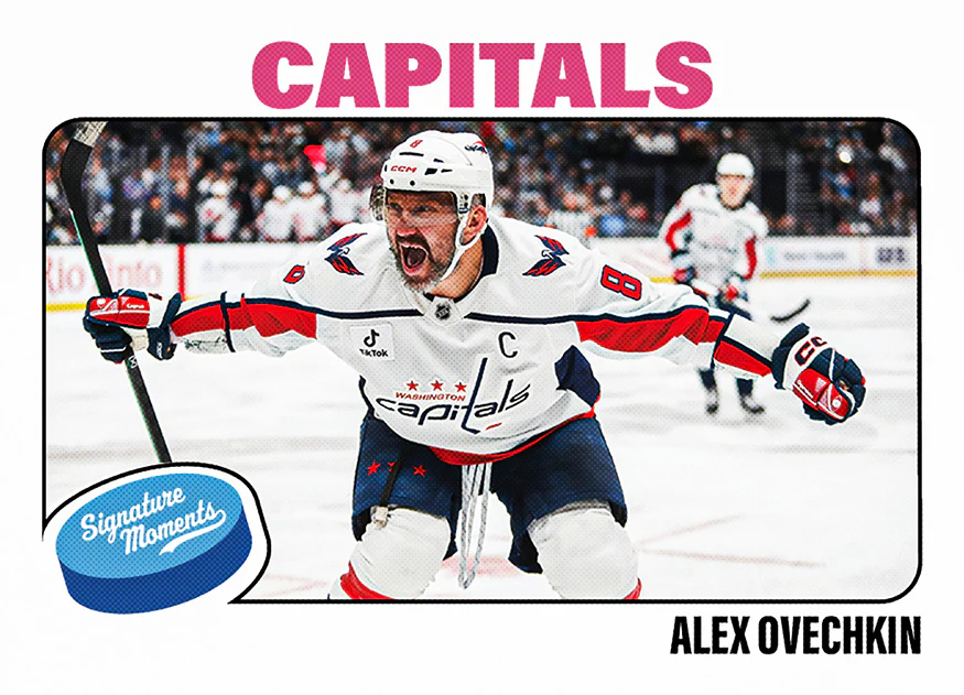 Alex Ovechkin - 2025-26 NHL Topps NOW® - Sticker # 131 Pack - PR: 1010