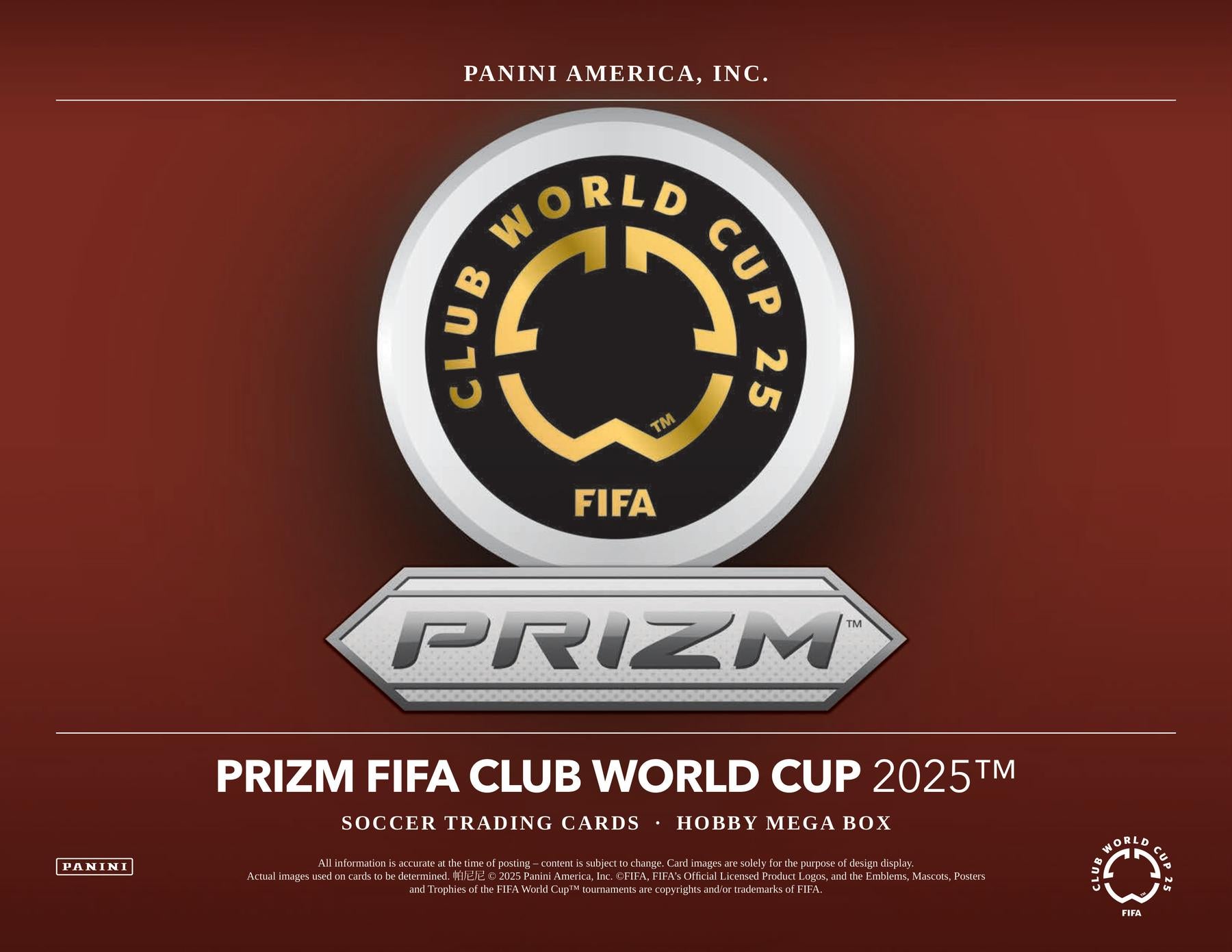 2025 Panini Prizm FIFA Club World Cup Soccer Hobby Mega