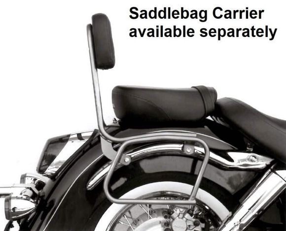 Sissy bar Hepco & Becker - chromeHONDA 1100 VT 1100 C3 SHADOW (SC39) - 1998 - 2001Ref : HBE01318A / 600113 00 02