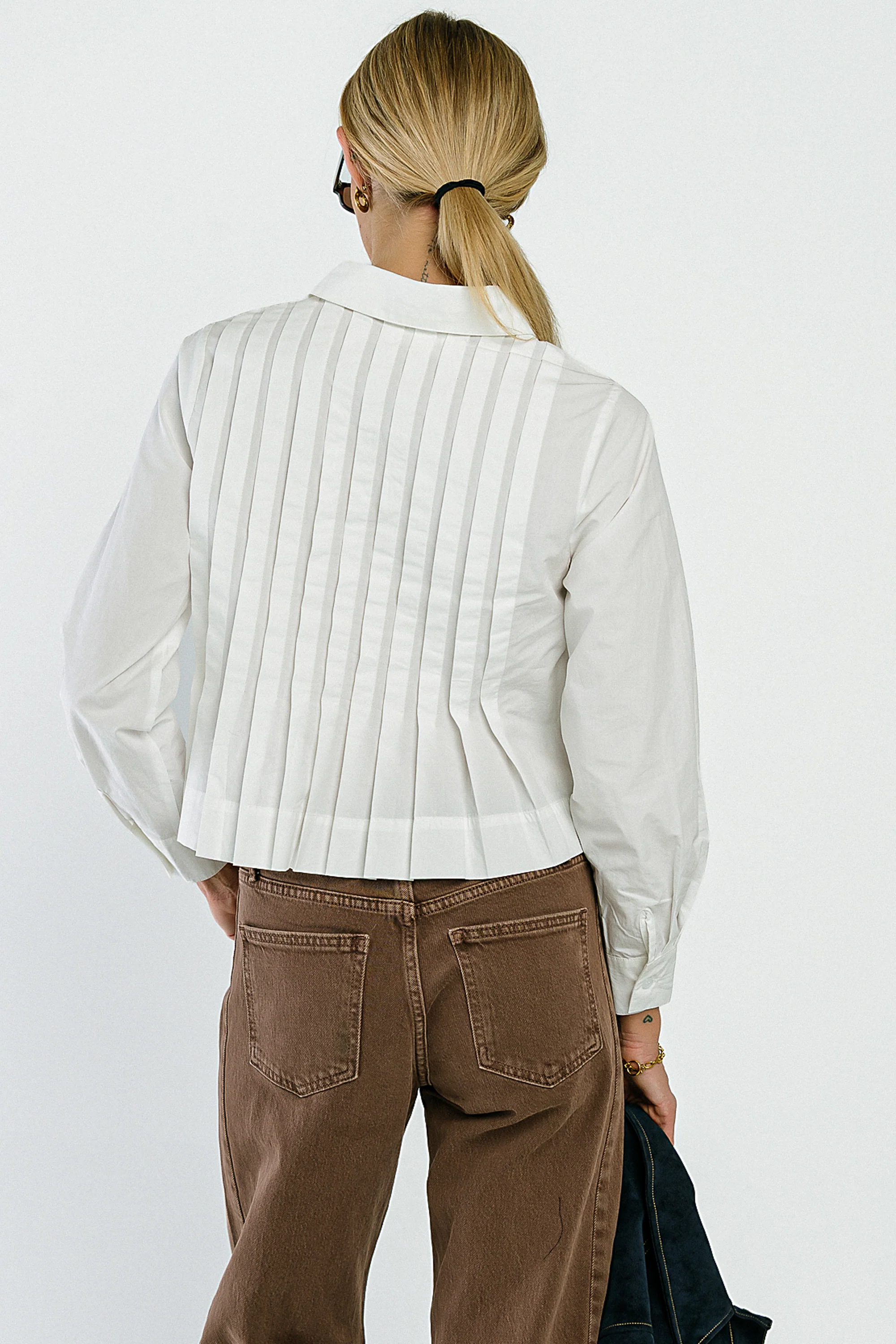 Sadie Pleated Top