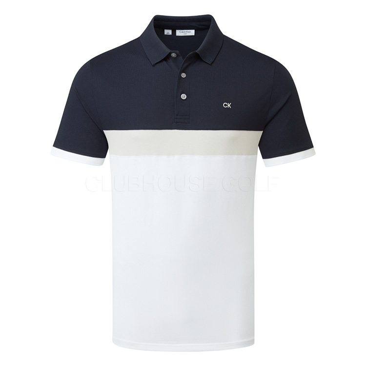 Calvin Klein Chest Stripe Golf Polo Shirt