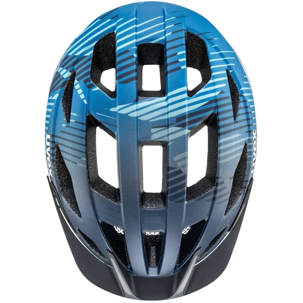 Uvex air wing 2 cc Bike Helmet Kids - dusk-bubble blue matt