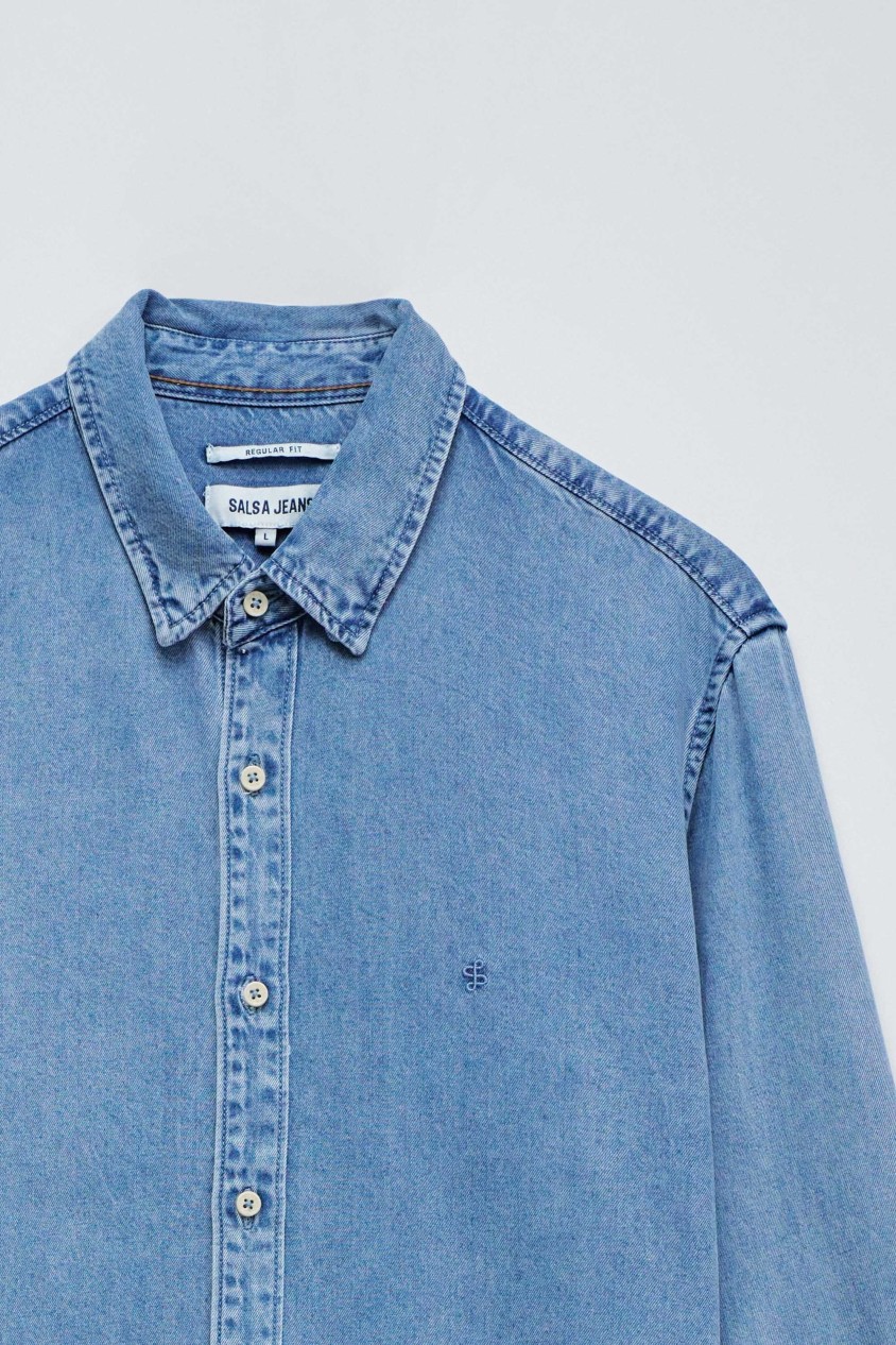 SHIRT IN LIGHTDENIM