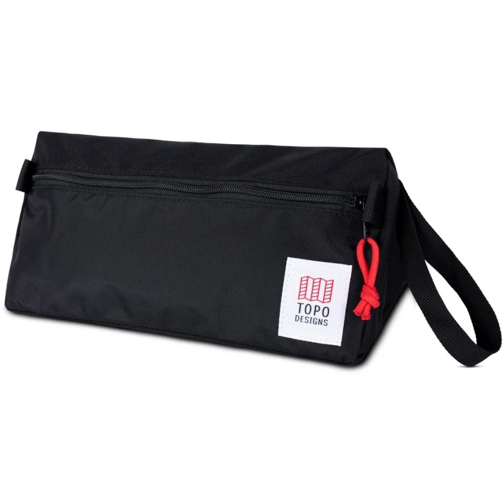 Topo Designs Dopp Kit Toiletry Bag - 3L - Black/Black