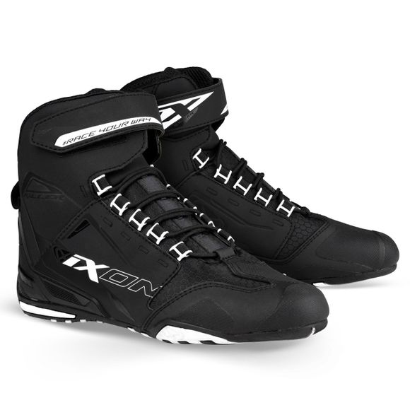 Baskets Moto Ixon KILLER - Noir / BlancRef : IX1775-C143